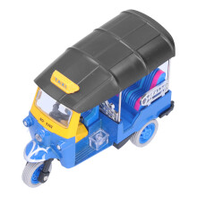 Rückzugs- thailändisches Dreirad-Simulationsalloy-Tuk-Tuk-Karin-Spielzeug für Kinder Blau