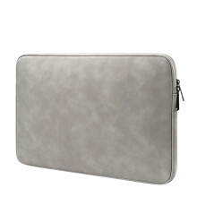 Waterproof Leather Laptop Bag 33cm 35.6cm 38.1cm Compatible with All Computer Models 2-Pack for 13-13.3 Inch Light Gray