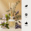Apotheke Luxury Scented Oil Reed Diffuser Liquid Refill (Hinoki Lavender) - Premium Home Fragrance Diffuser Refill Set with Sticks 5