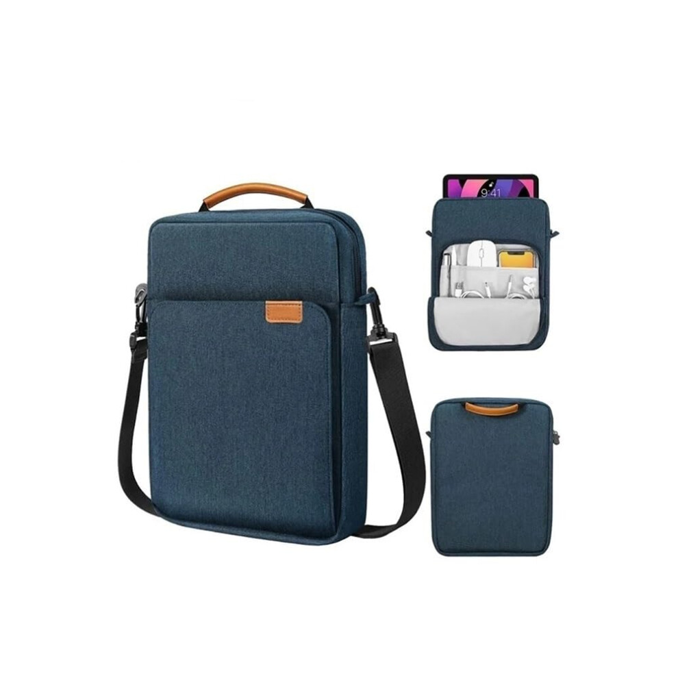 Laptop Bag For 9 To 13 Inch Laptops And Tablets, Durable Water-Resistant Fabric, Dark Ideal For Business And School Blue 6947110761039