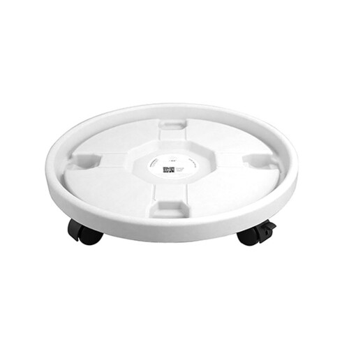 Thickened Moving Tray with Roller Round Chassis 2