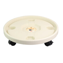 Thickened Moving Tray with Roller Round Chassis