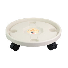 Thickened Moving Tray Plastic Vase with Roller