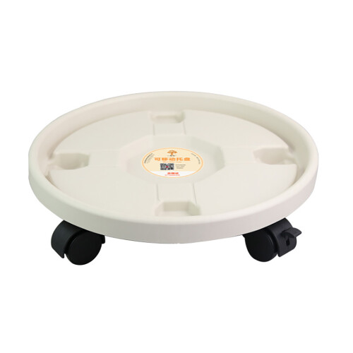 Thickened Moving Tray Plastic Vase with Roller
