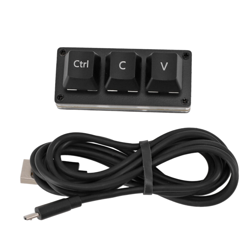 3 Key Mini Keypad Red Switch Hot Swappable-image-OPC-PK72HJS-NEW