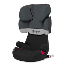CYBEX Silver Solution X-Fix Car Seat, Suitable for Cars With or Without Isofix, Groups 2/3 (15-36 kg), From 3 Years to Approximately 12 Years, Gray R