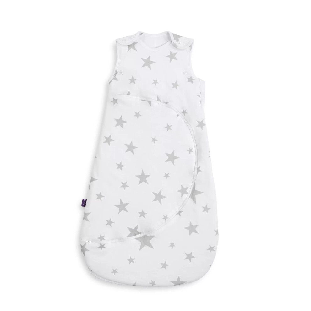 Snuz Baby Sleeping Bag with Nappy Zip - For Easy Nappy Changes, Super Soft Cotton Sleeping Bags with Perfect Fit Poppers, Meets British Safety Standa