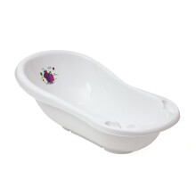Keeeper Hippo Ergonomic Baby Bath, From 0 To Approx. 12 Months, 84 cm, Wiktoria, White
