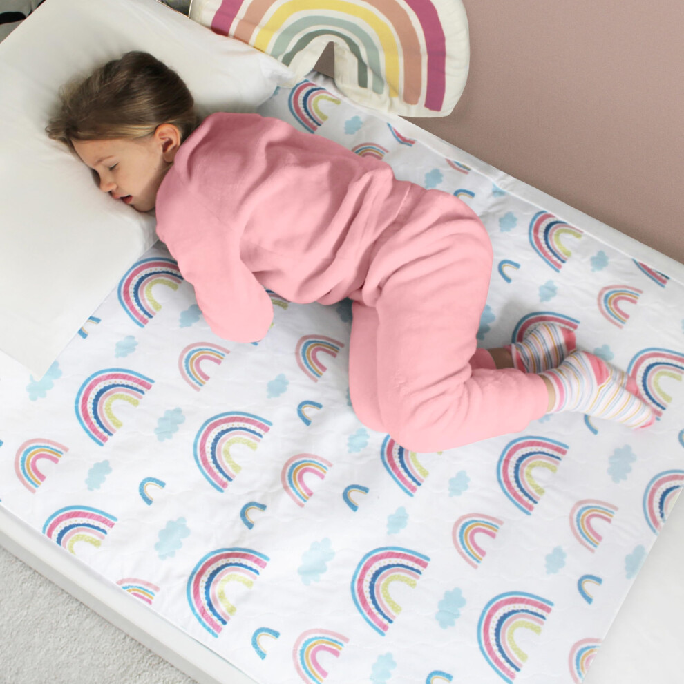 Hygge Sheets Potty Training Bed Pads | 100% Waterproof | Bed Wetting Sheets For Single And Toddler Beds | Non Slip, Easy To Change At Night | Includ Hygge Supplies