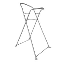 Shnuggle New Foldable Baby Bath Tub Stand | Collapsible Lightweight Easy Store Bath Stand | ideal for Newborn 0-6 Months