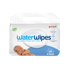 Waterwipes Newborn Baby Wipes, 4 x 60 each