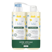 Klorane Baby Gentle Cleansing Gel 2 x 500ml
