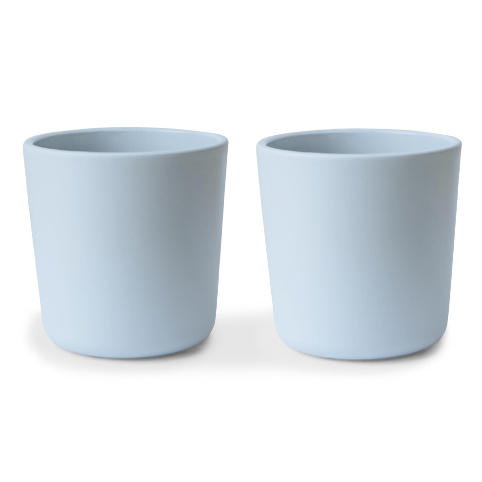 Dinnerware Cups For Kids | Tableware Cups | 1X Set Of 2 | Reuseable | Dishwasher- And Microwave Safe | Easy For Child To Hold | Made In Denmar Mushie