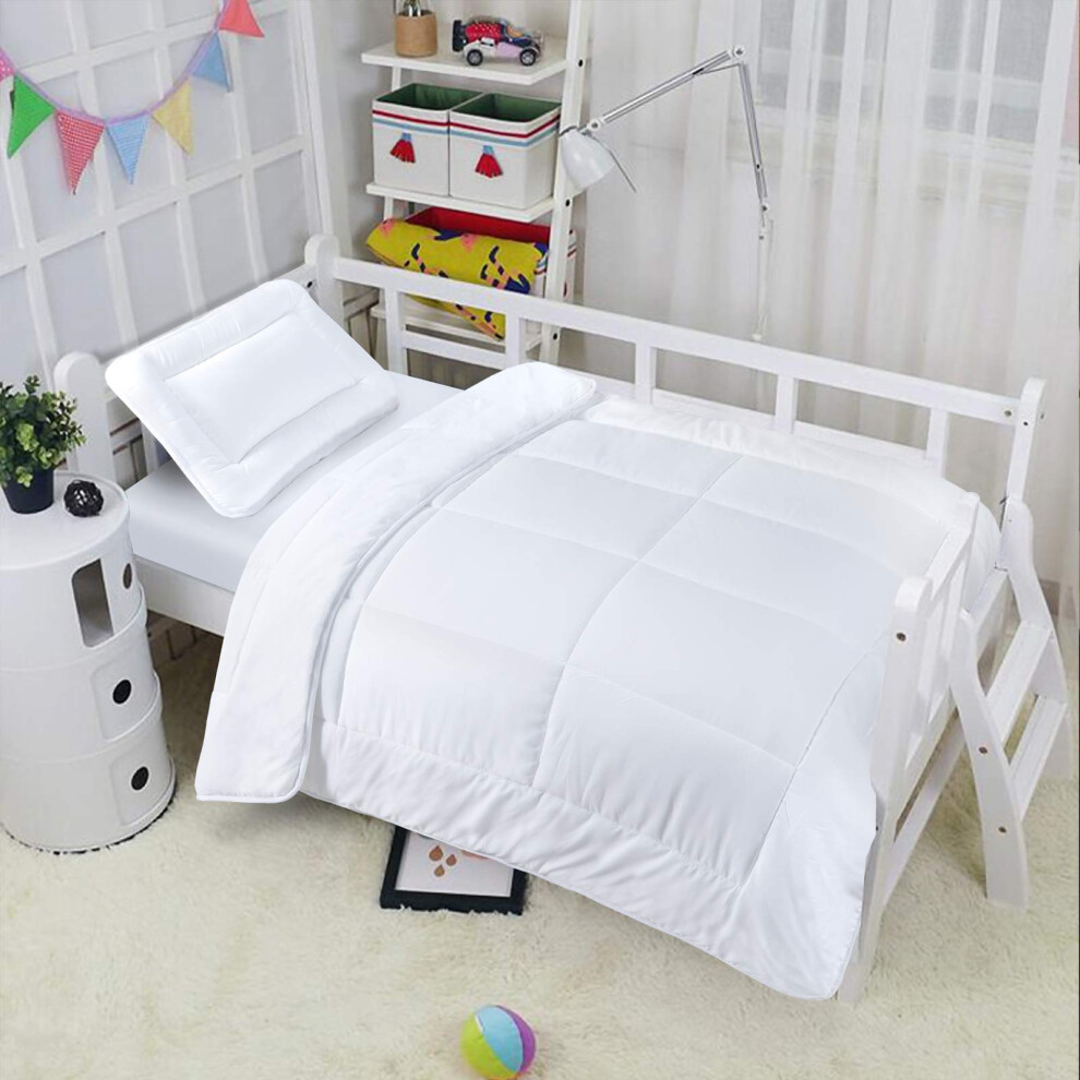 EDS Anti-Allergy Cot Bed Duvet with Pillow 9 Tog with Hollowfiber filling (9 Tog)-image-OPC-PK72QHG-NEW