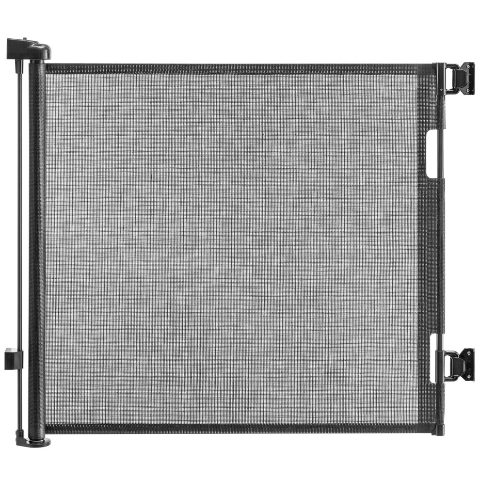Crownshop Stair Gate, Retractable Stair Gates For Baby And Dogs, Extends Up To 59" Wide, 33" Tall One Handed Operation, Baby Gate For Doorways/Hallwa