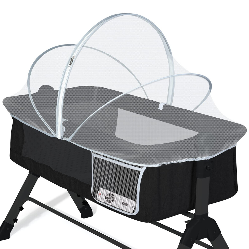 Universal Mosquito Net For Travel Cot,Durable Cat Net For Co Sleeper Crib,Stable Mosquito Canopy For Bedside Crib With Noiseless Zipper,Easy A Orzbow
