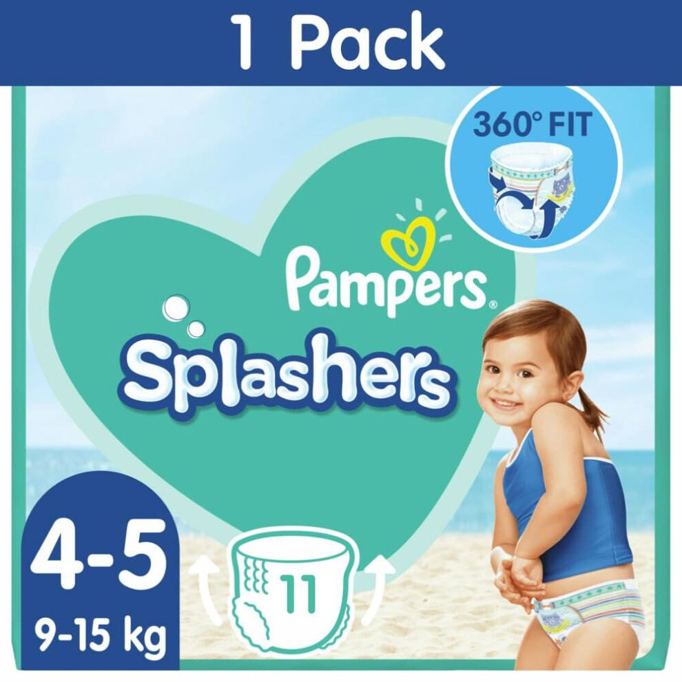Pampers Splashers Swimming Pants, Size 4-5, 9-15kg, Carry Pack, 11 Count-image-OPC-PK72QT7-NEW