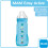 MAM MAM Biberon 2ème âge Easy Active Bleu 330ml 4