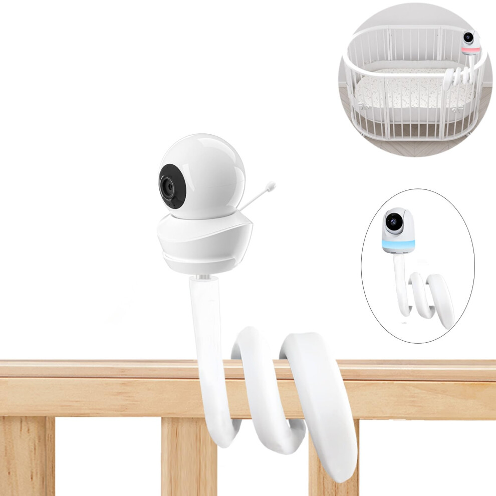 Baby Camera Mount Stand Holder Compatible With Babysense Hd S2/V43_2cam And Maxview 2Cam Baby Monitor Flexible Baby Camera Mount Derebir