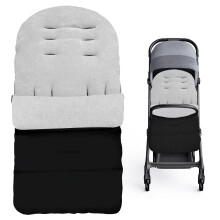 Yuanlne footmuff, Universal Baby Stroller Footmuff Fleece Lined Waterproof and Windproof with Adjustable Side Zips, Cosy Toes Fit Toddler Foot Muff f