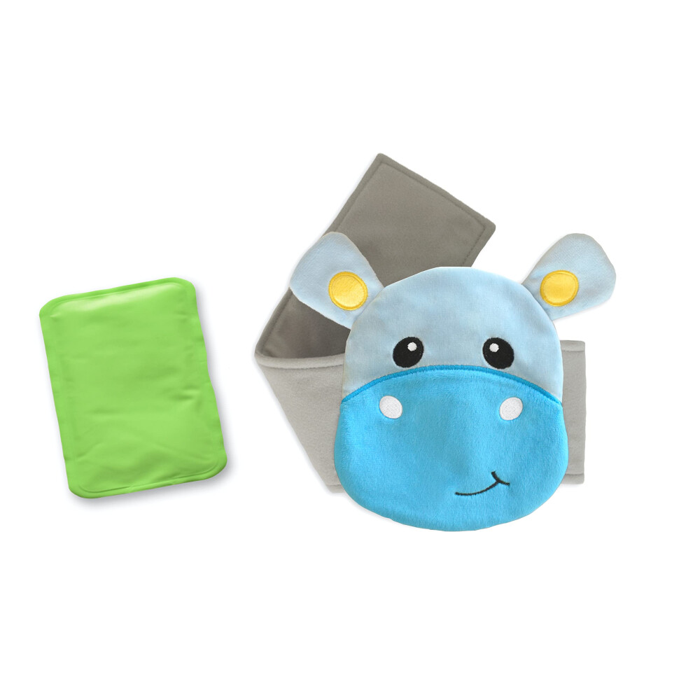 Baby Colic, Gas And Upset Stomach Relief – Belly Hugger – A Soothing Warmth Combined With Gentle Compression (Hippo) Bebon