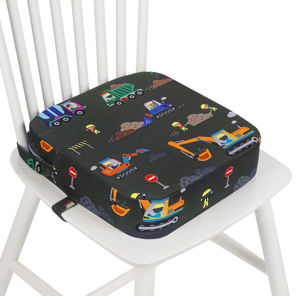 Toddler Booster Seat For Dining Table, Kids Booster Seat For Kitchen Chair With Non-Slip Bottom, Portable Detachable Washable Increasing Cush Wooshwa
