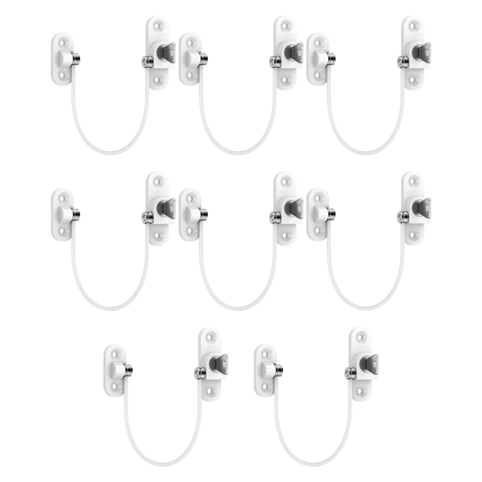 Homgen Window Open Restrictors Popular 8Pcs Window Restrictors Locks Baby Security Window Locks Window Restrictor For Upvc Safety Window Locks With S 13710156