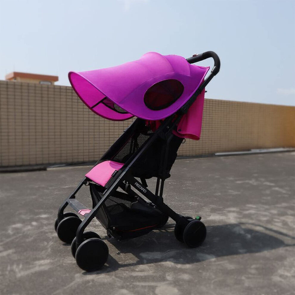 Pram Sun Shade Cover Universal Baby Stroller Awning Upf50+ Pram Buggy Sun Canopy Baby Carriage Sun Shield Foldable Adjustable Infant Pushchair Sun Vi Lontg