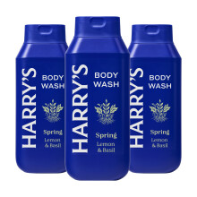 Harry's Men's Body Wash, Shiso/Spring, 473ml, Pack of 3 - Shower Gel for Men