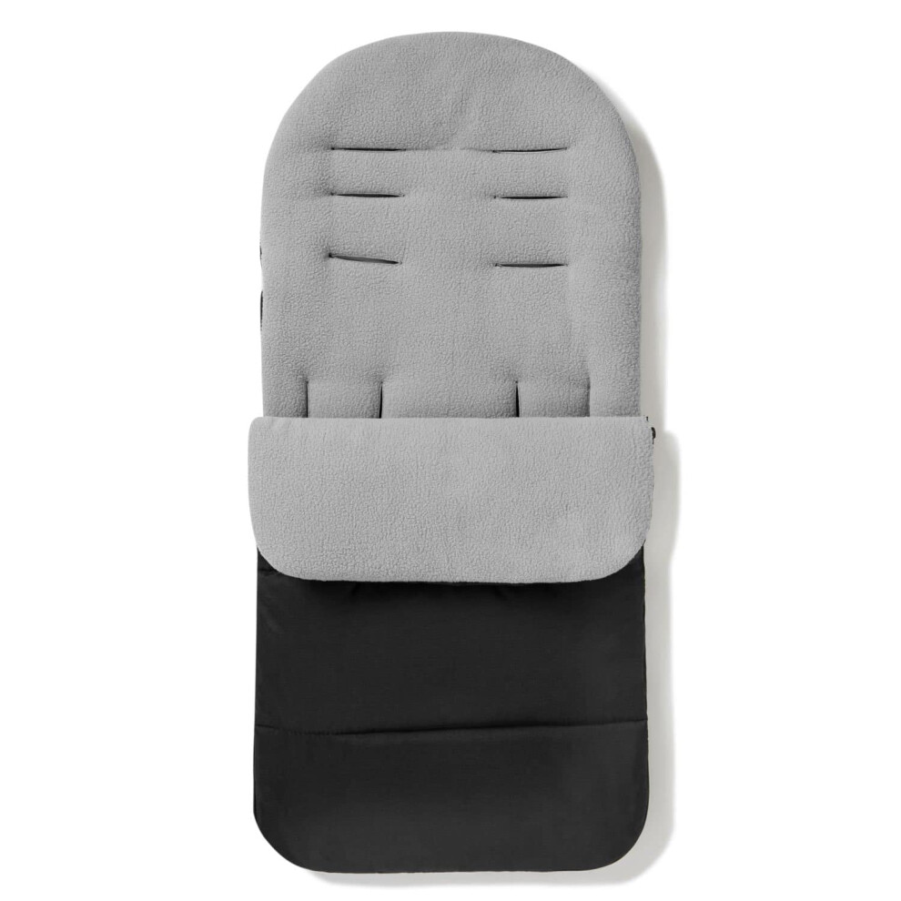 Fylo Premium Footmuff/Cosy Toes Fleece Lined Cosytoes Universal Fitting For Pushchairs Strollers Prams Buggy Baby 100Cm - Dolphin Grey For Your Little One