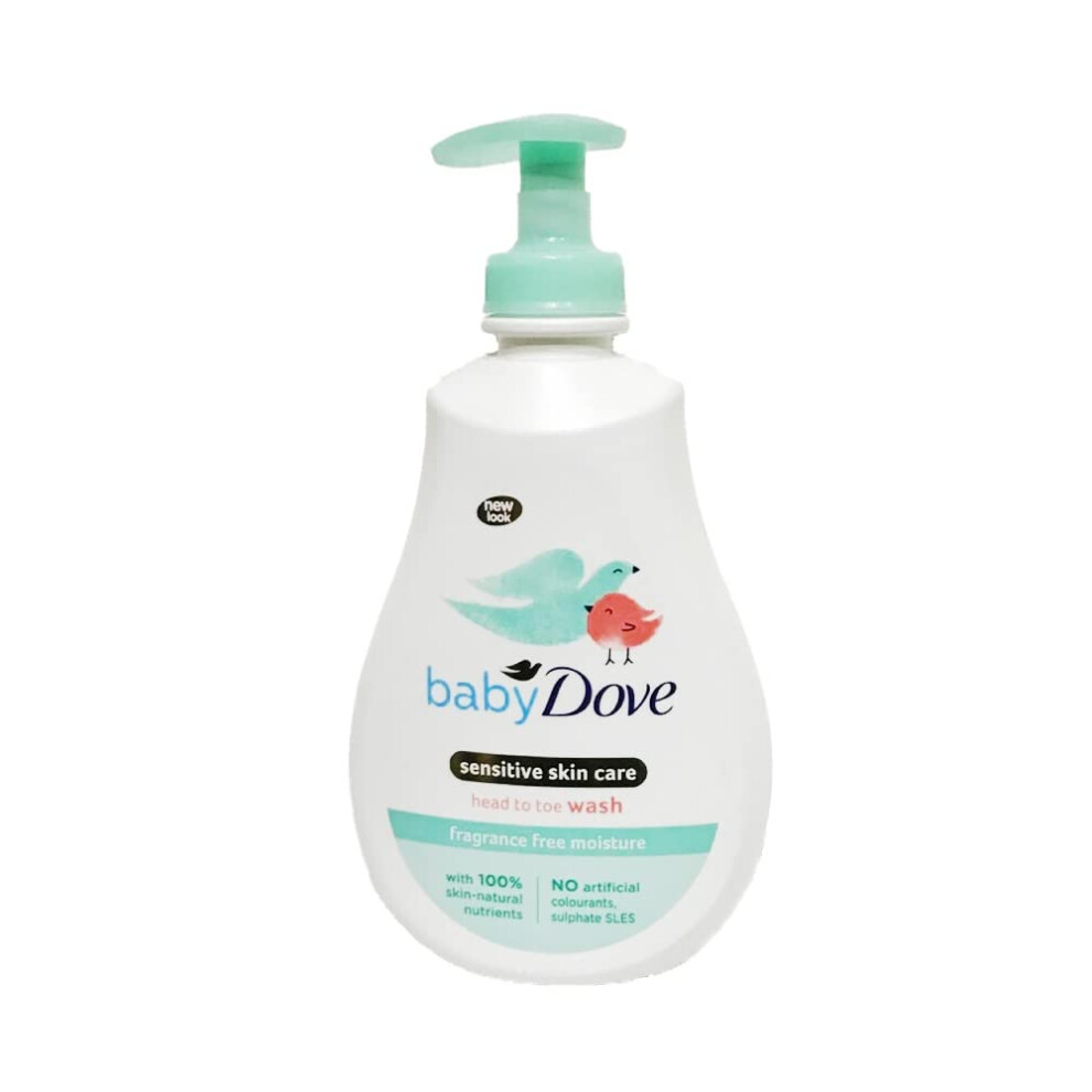Dove Baby Sensitive Moisture Head To Toe Wash, 400Ml Baby Dove