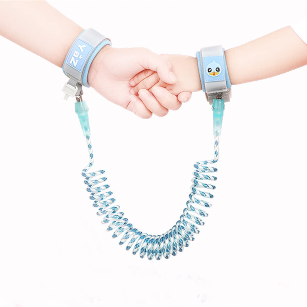 Anti Lost Safety Wrist Link Belt, Children Harness Belt Safety Adjustable 1.5M/4.92Ft Baby Toddler Reins Safety Strap Leash Walking Hand Belt Eidyer