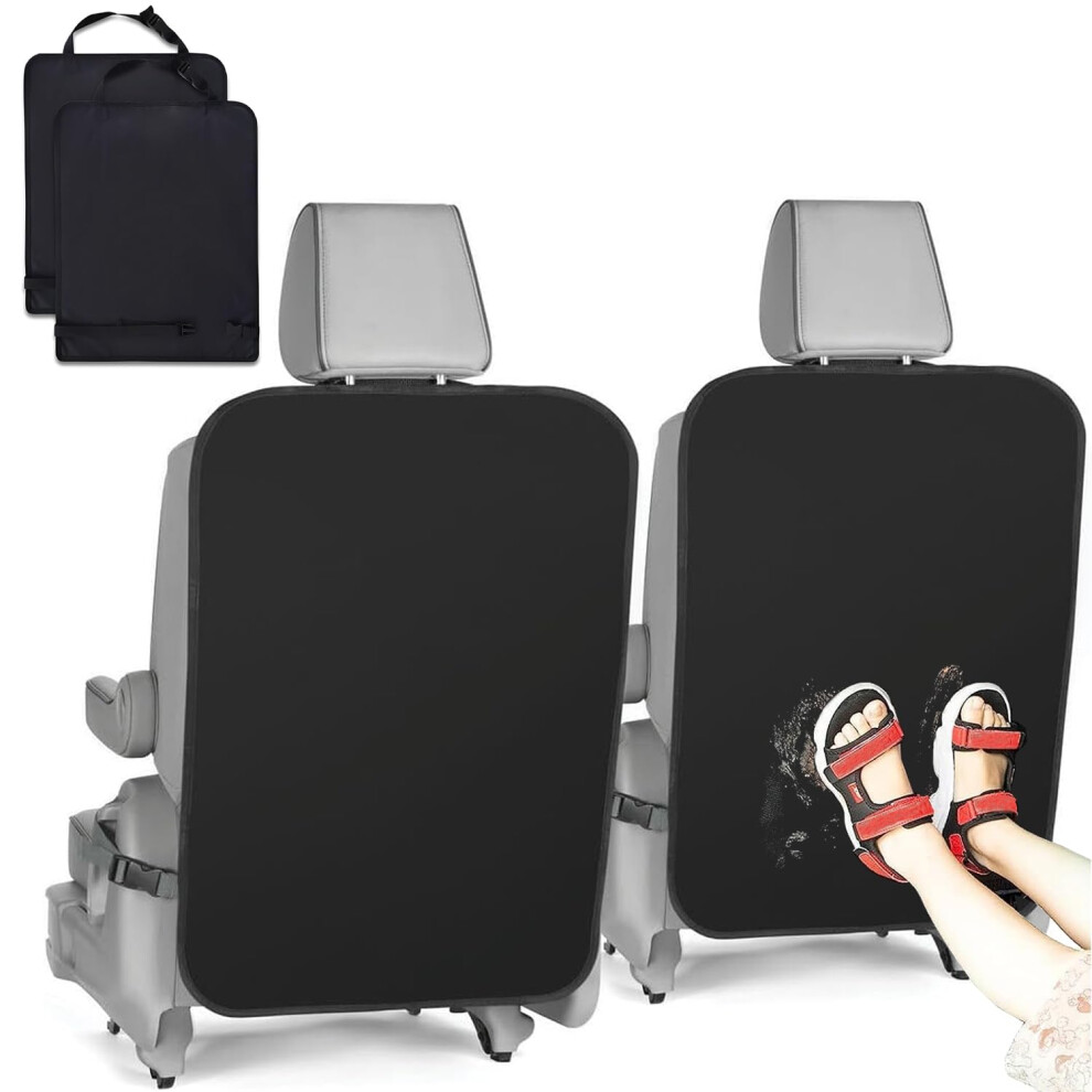 Norhogo 2 Pcs Universal Waterproof Back Seat Protector Front Seat Protector, Kick Protector Kids For Vehicles To Protect From Dirt, Mud And Scratches