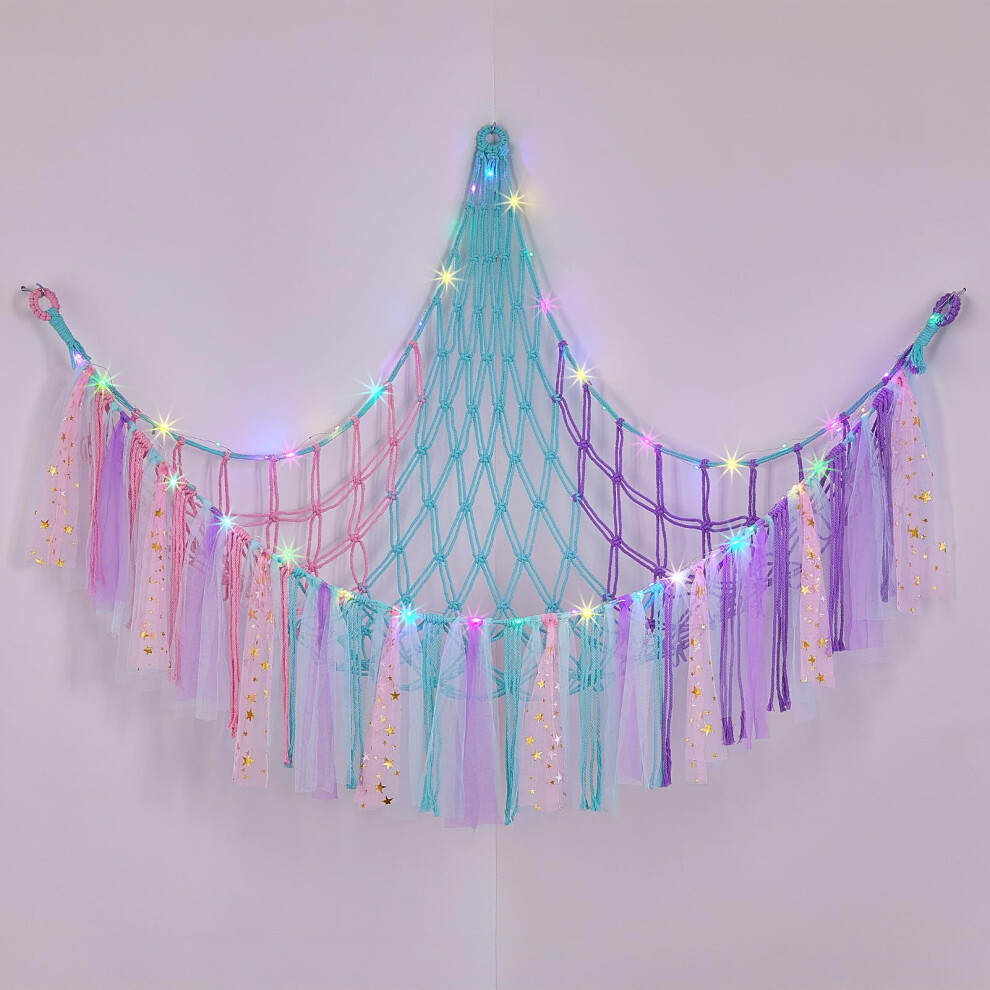 Toy Hammock Soft Cuddly Toys Storage For Stuffed Animals Corner Hanging Net Soft Plushies Macrame Organiser For Girls Bedroom Accessories Ki Ellaseek