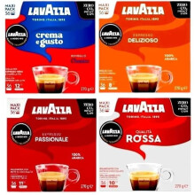 Lavazza A Modo Mio Coffee Pods Variety Pack x36 (Pack of 4) – Passionale, Delizioso, Qualità Rossa & Crema e Gusto Dolce