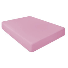 Pack of 2 (two) Luxury Percale Cot Bed Fitted sheets available in 14 colours (Pink, 70 x 140 x15 cm)