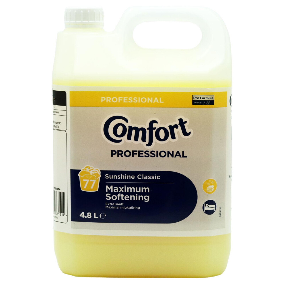 Comfort Fabric Conditioner Sunshine Classic Maximum Softening 77 Washes