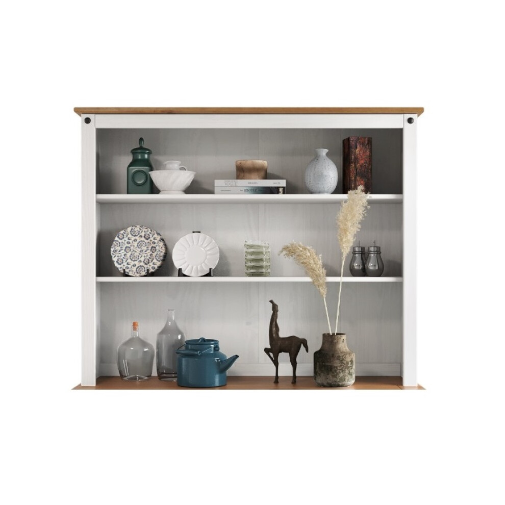 Corona White 3 Door Dresser Top