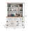 Mercers Furniture Corona White 3 Door Welsh Dresser Sideboard Display Solid Wood Pine 2