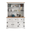 Mercers Furniture Corona White 3 Door Welsh Dresser Sideboard Display Solid Wood Pine 3