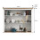 Mercers Furniture Corona White 3 Door Welsh Dresser Sideboard Display Solid Wood Pine 4