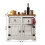 Mercers Furniture Corona White 2 Door Welsh Dresser Solid Wood Pine 5