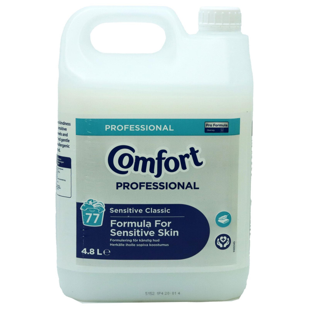 Comfort Fabric Conditioner Sensitive Classic 77 Washes
