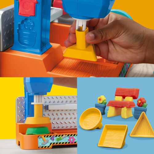 Play-Doh Play-Doh Stamp & Saw Tool Bench Playset: Non-Toxic 2
