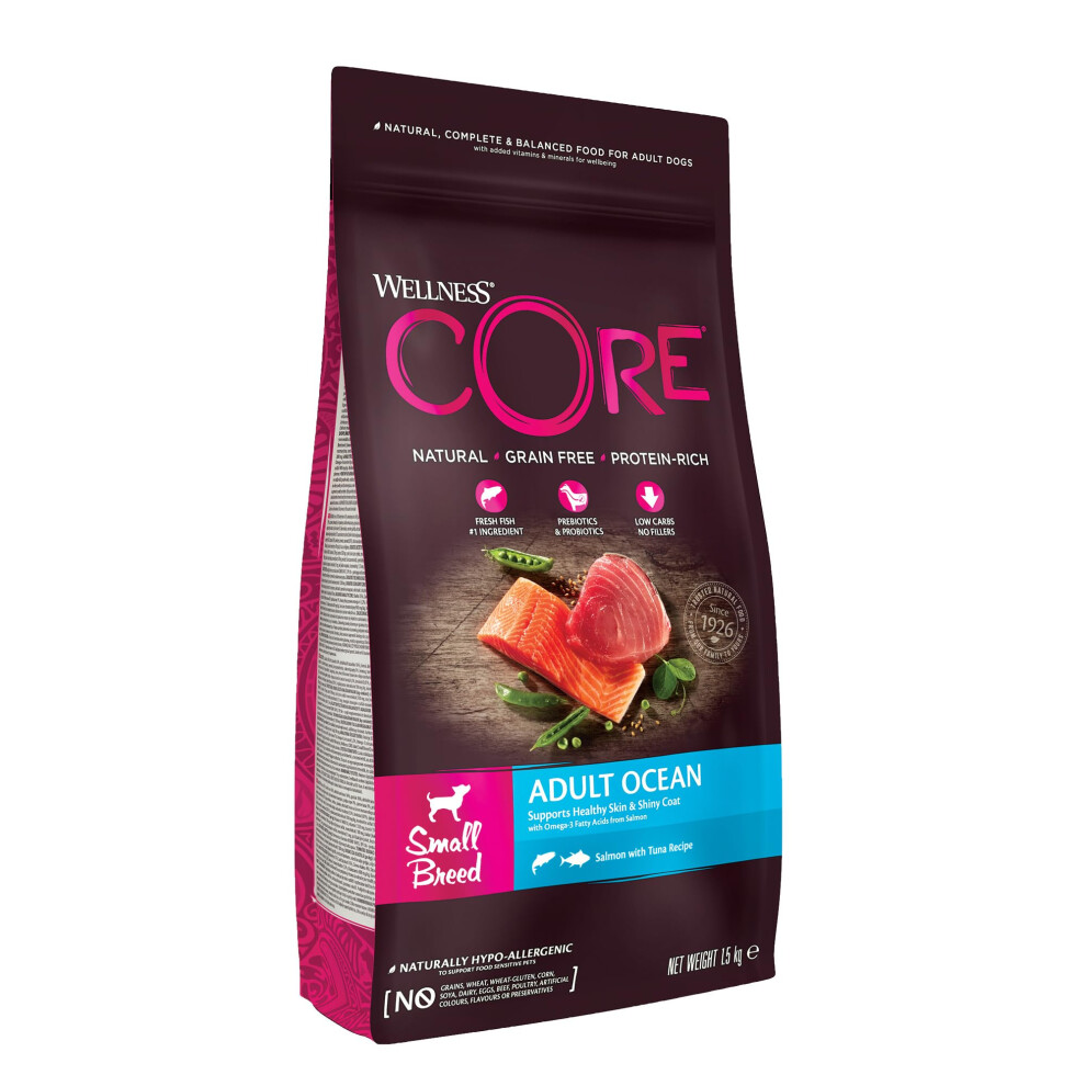 Wellness CORE Small Breed Adult, Turkey & Chicken, 1.5 kg