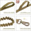 Dog Leash for Training, Elastic Nylon Control Handle for Medium and Large Dogs, Adjustable 100-140cm 2