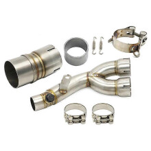 For Yamaha R6 YZF R6 2006 - 2019 Exhaust Muffler Y Middle Pipe Connector Motorcycle Muffler Muffler Pipe Eliminator YZFR6~15339