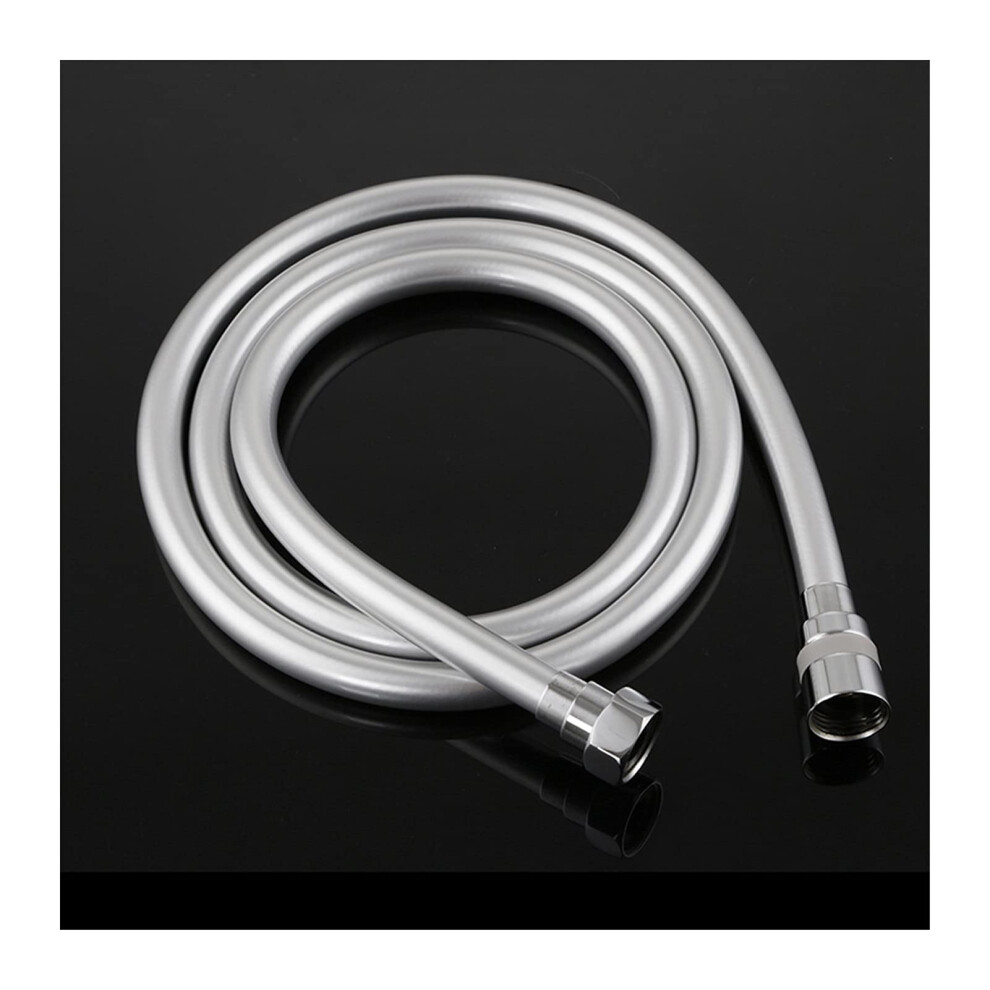 Universal Brauseschlauch 1.2M 1.5M 2M Pvc High-Pressure Shower Hose Silver Flexible G1/2 Compatible For Bathtub Handheld Shower 6038364898715