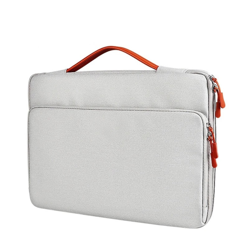 Laptop Sleeve Case For 13-13.3 Inch Macbook, Shockproof Notebook Bag, Travel Business Computer Briefcase Light/Gray 6038364898814