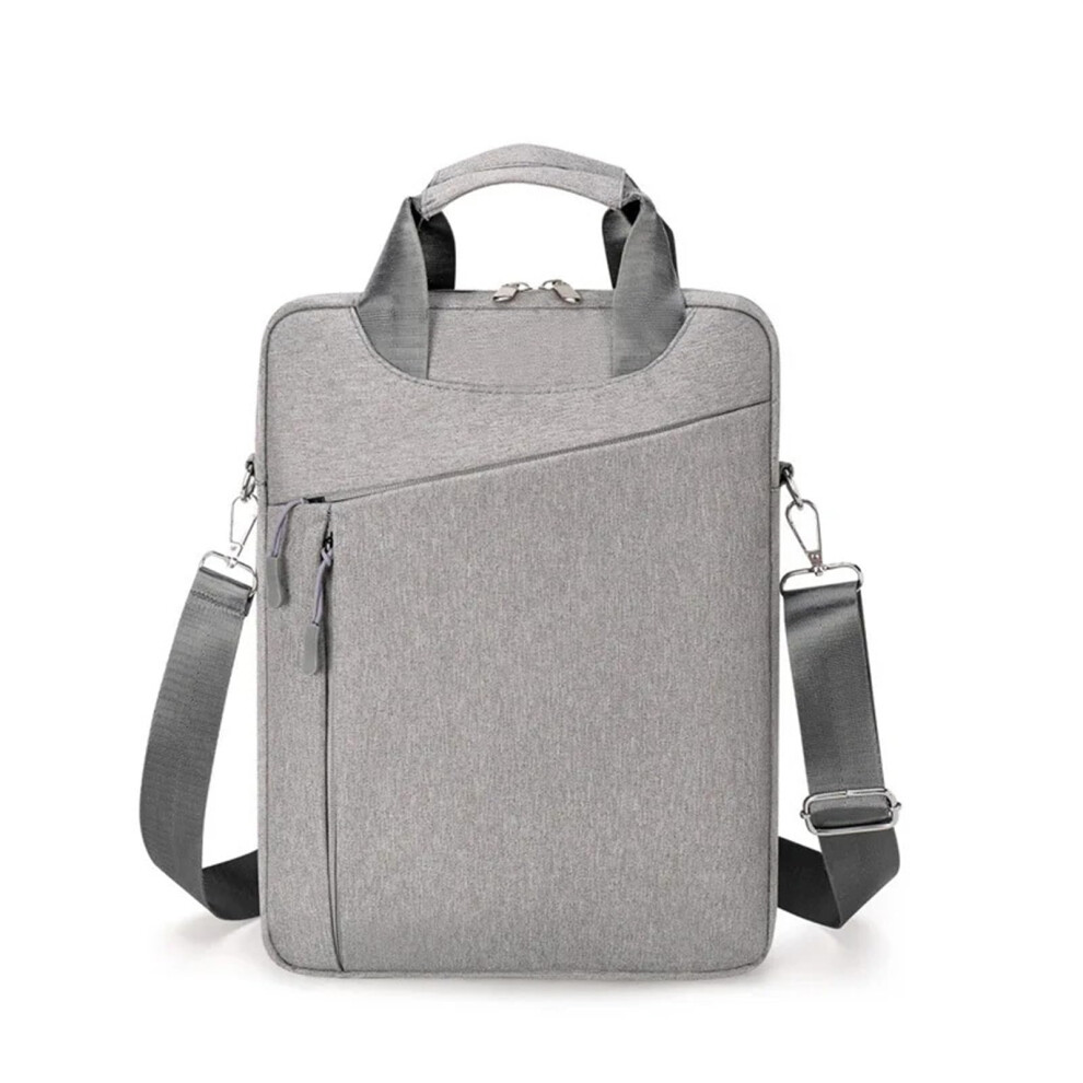 Laptop Bag 14 Inch Shoulder Bag For 13.3-14 Inch Notebooks, Backpack, Business Style, Casual Fashion Gray 6038364898845